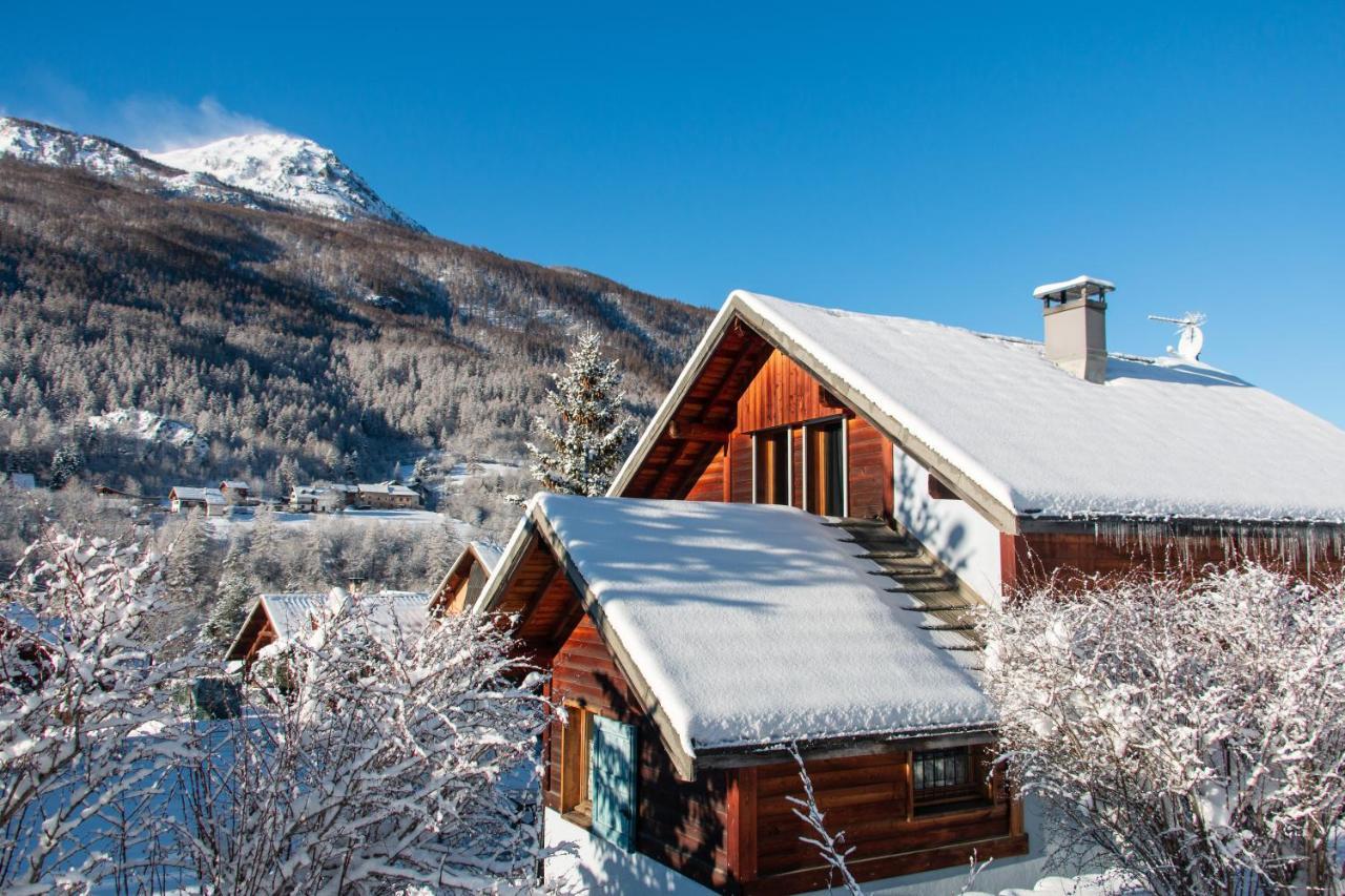 Chalet Premium -Acces Pied De Piste En Navette Saint-Chaffrey Exteriör bild